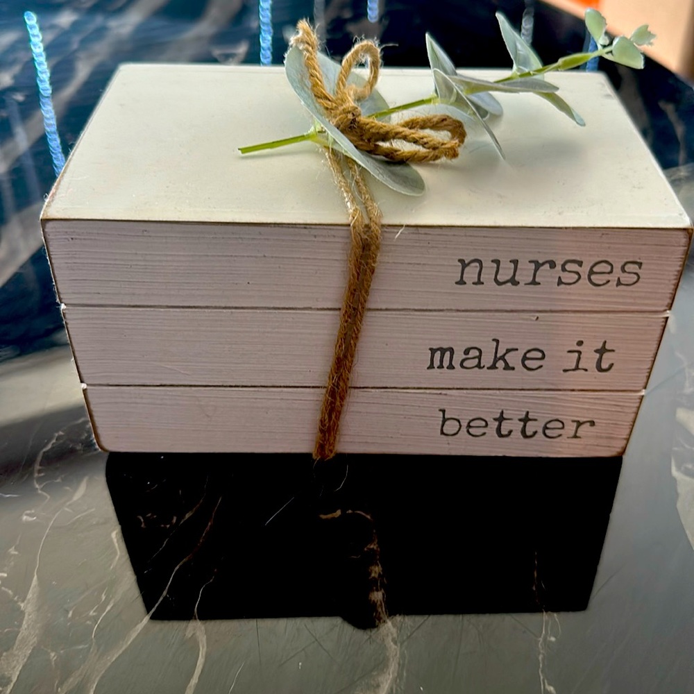 Cute display books Nursing- decorative